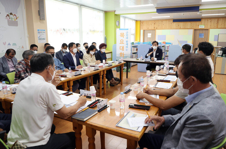 친환경 농업인과 목요대화 이미지 2