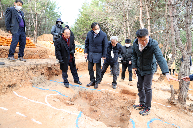 군서면 마산리 토기요요지 발굴 설명회  이미지 1