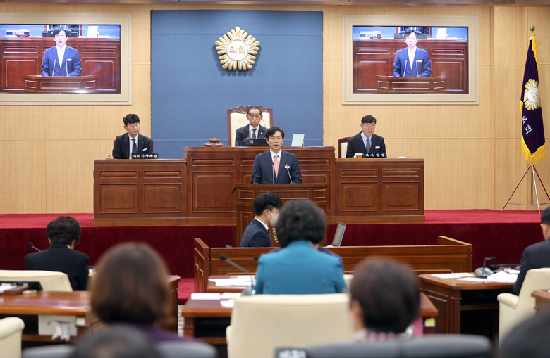 영암군의회 정례회 시정연설 이미지 2