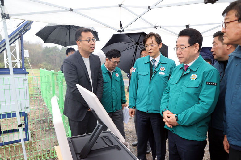 김영록 도지사 신북 용산저수지 현장방문 이미지 3