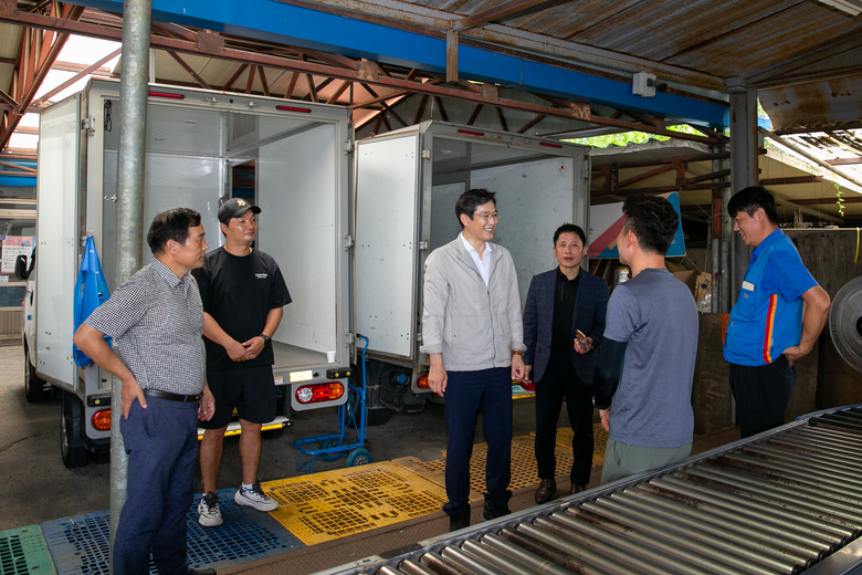 추석맞이 택배업 종사자 위문 이미지 1