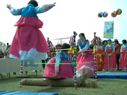 왕인박사 축제에서