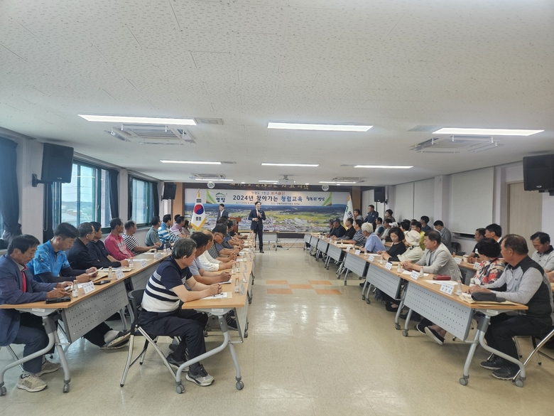영암군, 신북면 이장단과 ‘찾아가는 청렴교육’실시 이미지 1