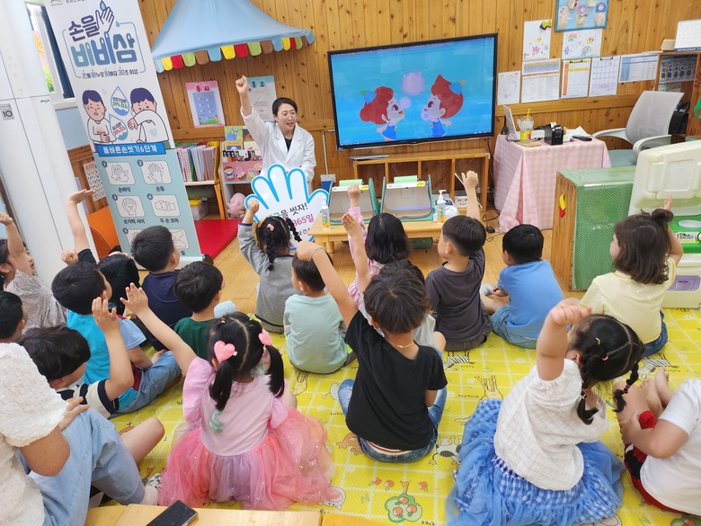 영암군보건소, 어린이 올바른 손씻기 교육사업 성료 이미지 1