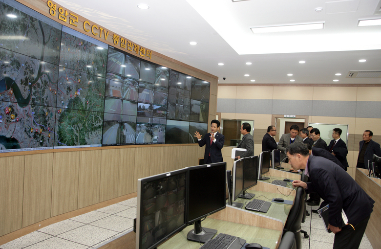 영암군, CCTV통합관제센터 시범운영 시작 이미지 1