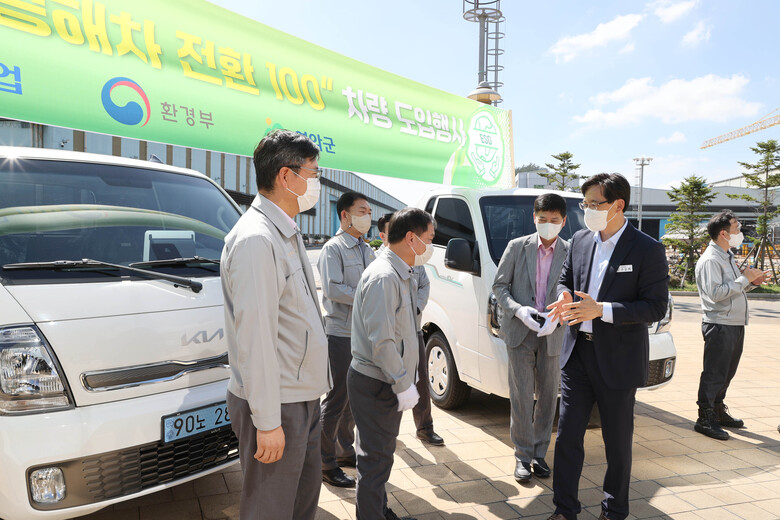 현대삼호중공업 친환경차량 도입행사 참석 이미지 1