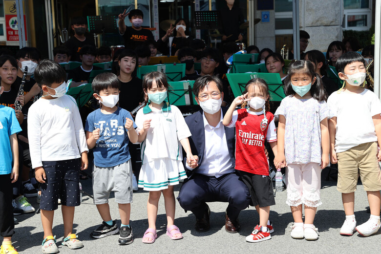 신북중학교 뮤즈 윈드 오케스트라 공연 관람 이미지 2