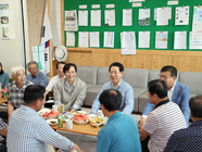 폭염대응 김영록 전남도지사 영암읍 망호정 경로당 방문