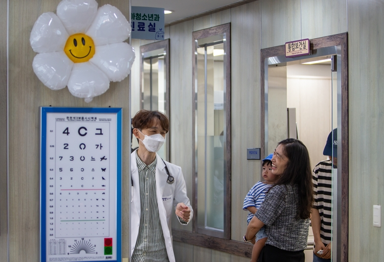 고향사랑기금사업 보건소 소아청소년과 개소 관련 방송국 인터뷰(목포MBC,KBC,LG헬로비전) 이미지 5